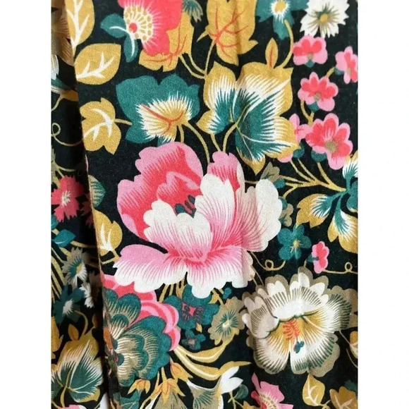 LILKA by ANTHROPOLOGY midi twist front floral TASCADE dress size medium - Picture 11 of 12